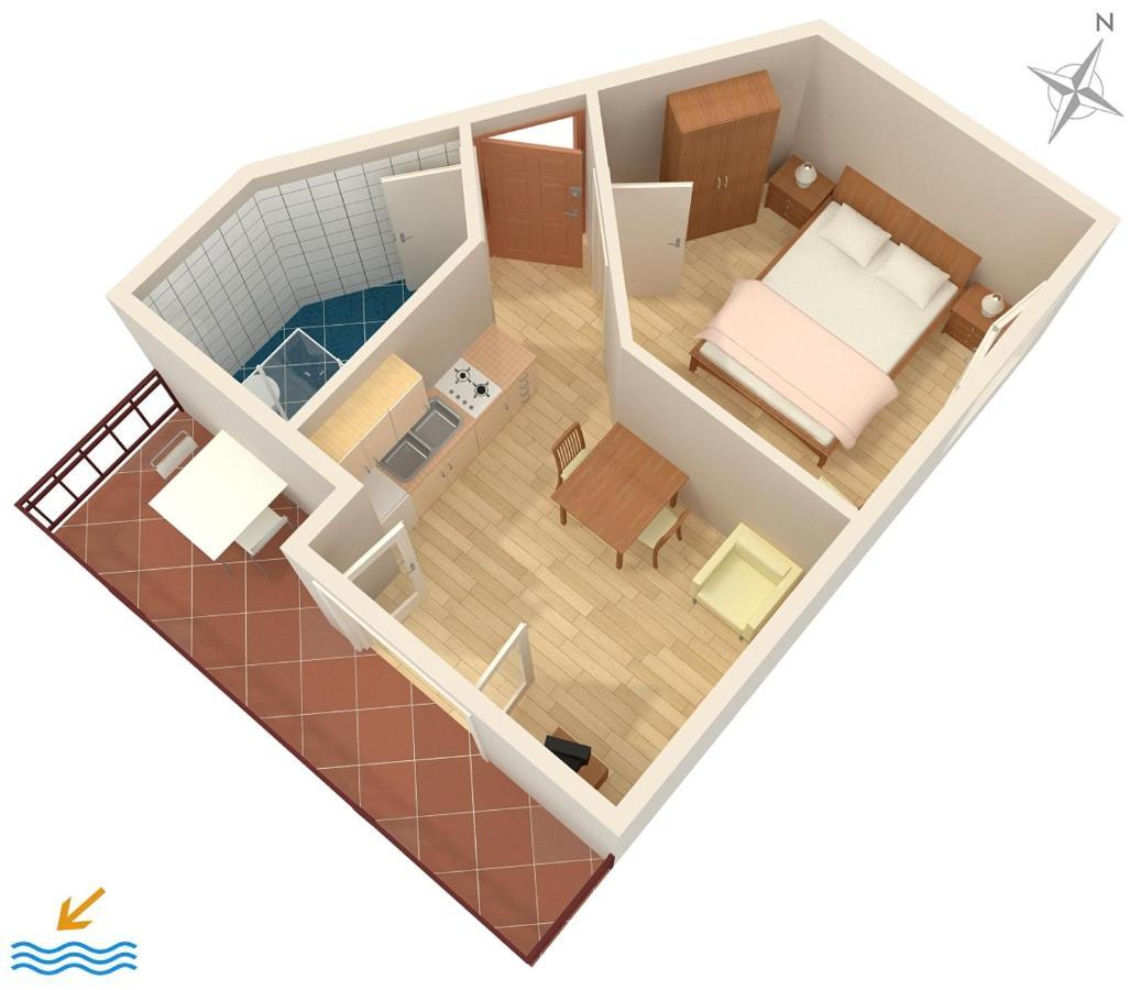 Apartments With A Parking Space Vodice - 7604 Ngoại thất bức ảnh
